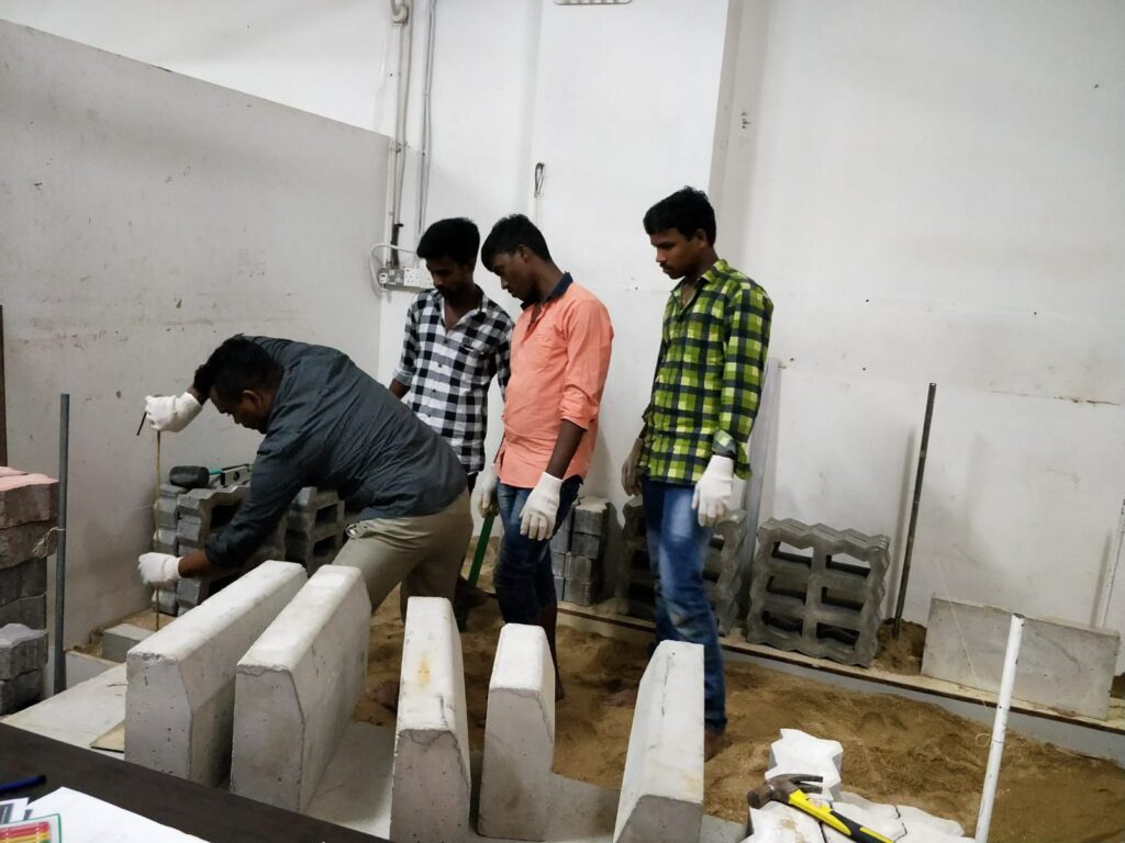 Interlocking Blocks Pavement Construction Course Practical Training (8)