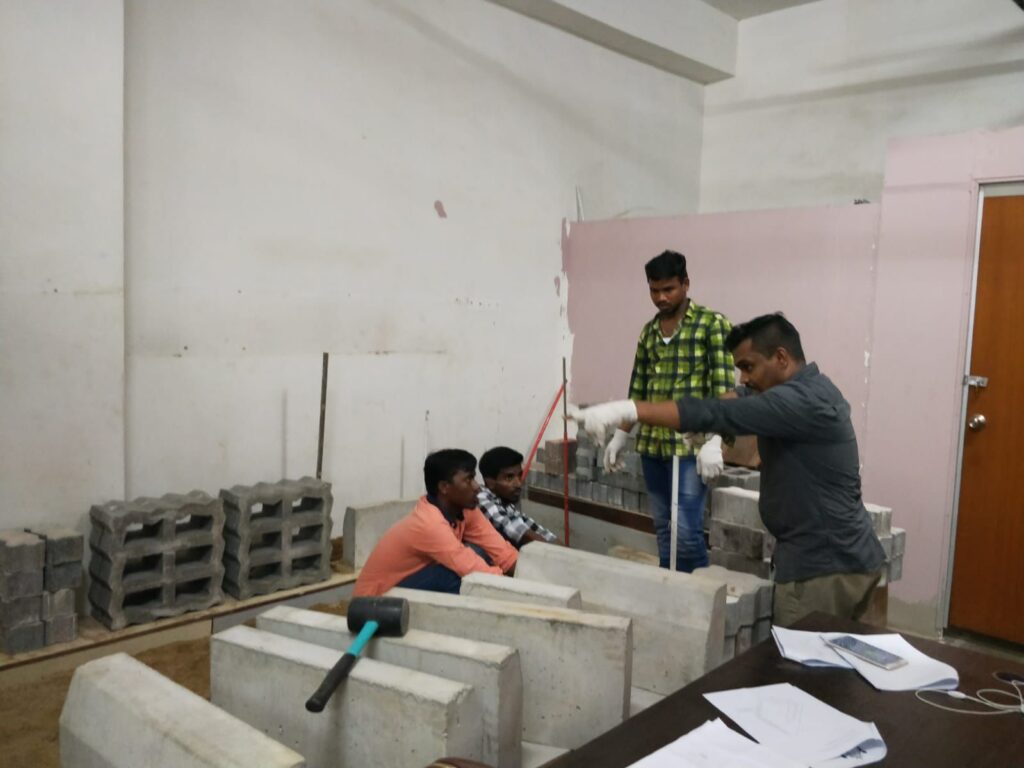 Interlocking Blocks Pavement Construction Course Practical Training (9)